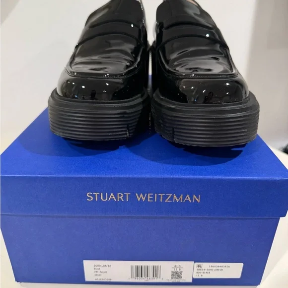 Stuart Weitzman New in Box SOHO Patent Leather 11B - Picture 3 of 5